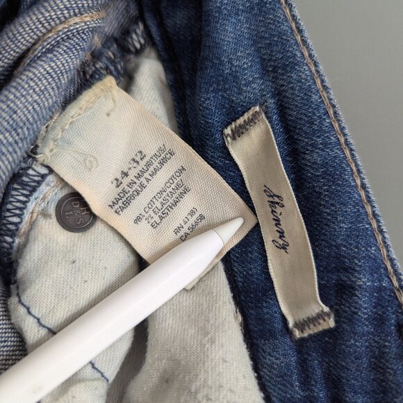 Ralph Lauren Denim & Supply Low-rise Blue Distressed Skinny Jeans - Picture 5 of 10